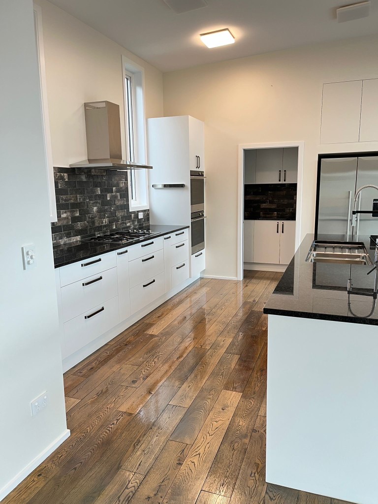A clean kitchen prepared by Alpine Shine