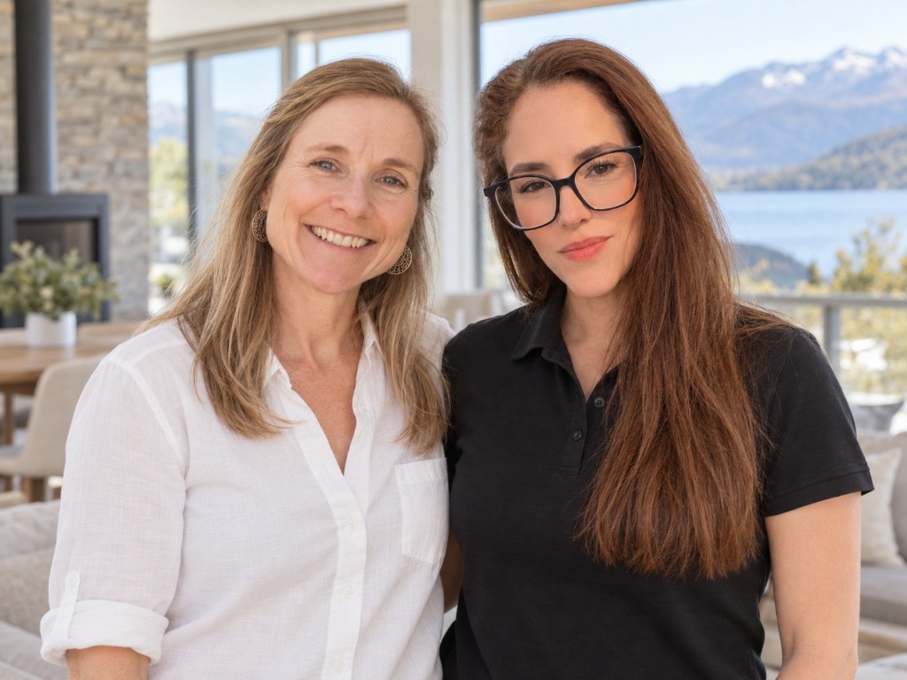 Karen Melville Ives and Renata Kost, the owners of Alpine Shine